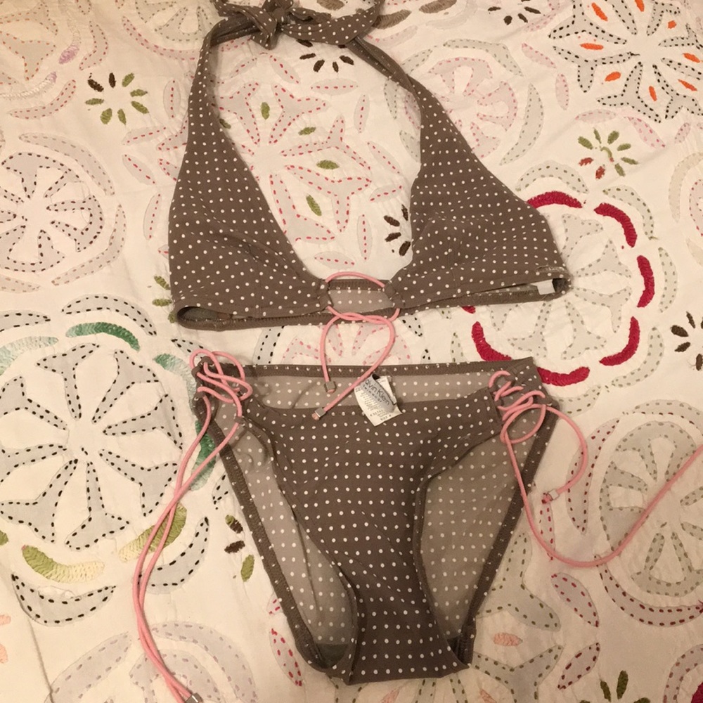 Calvin Klein polka dot bikini